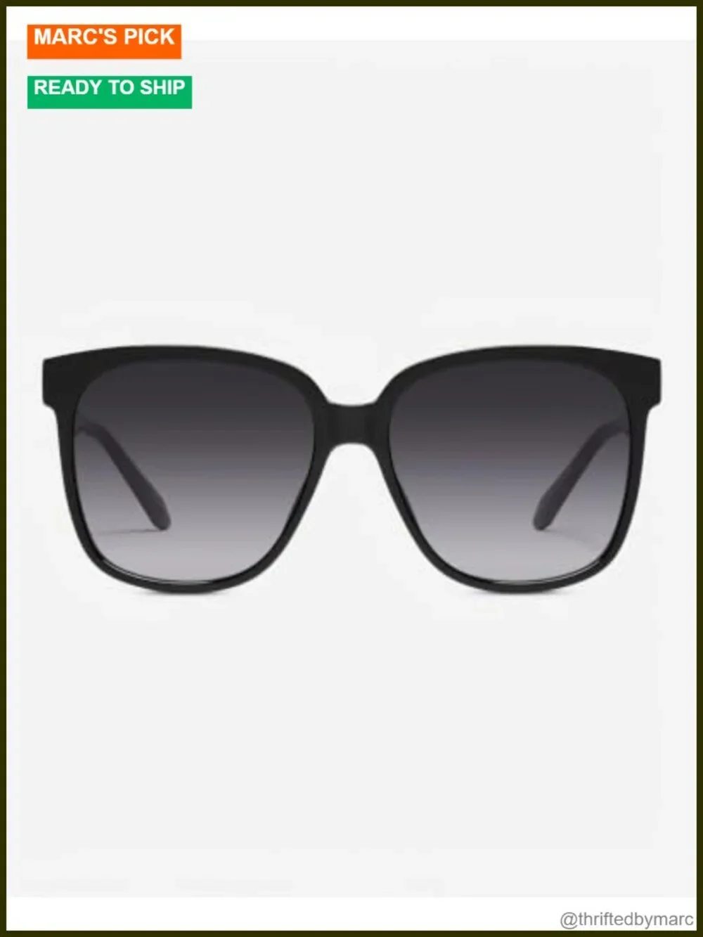 Quay Wide Awake Square Sunglasses Women UV Protection